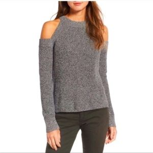 Rag And Bone Dana Cold Shoulder Sweater Size XS Color-Gray